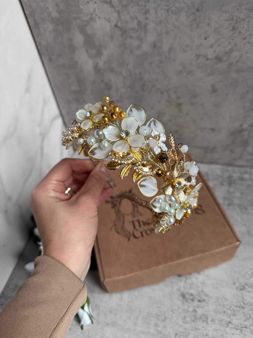 White and Gold White and Gold Precius pearls