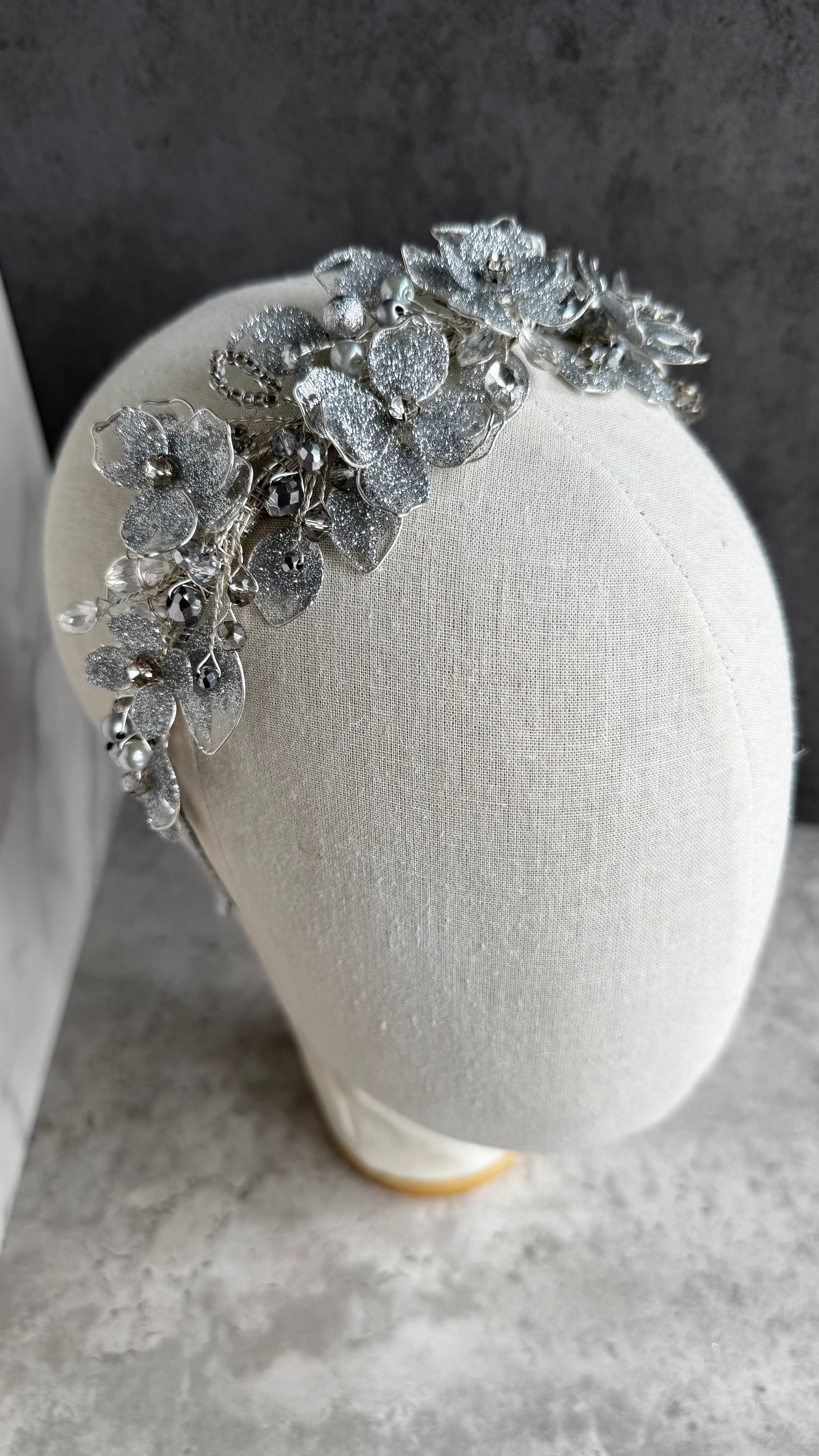 Silver headpiece