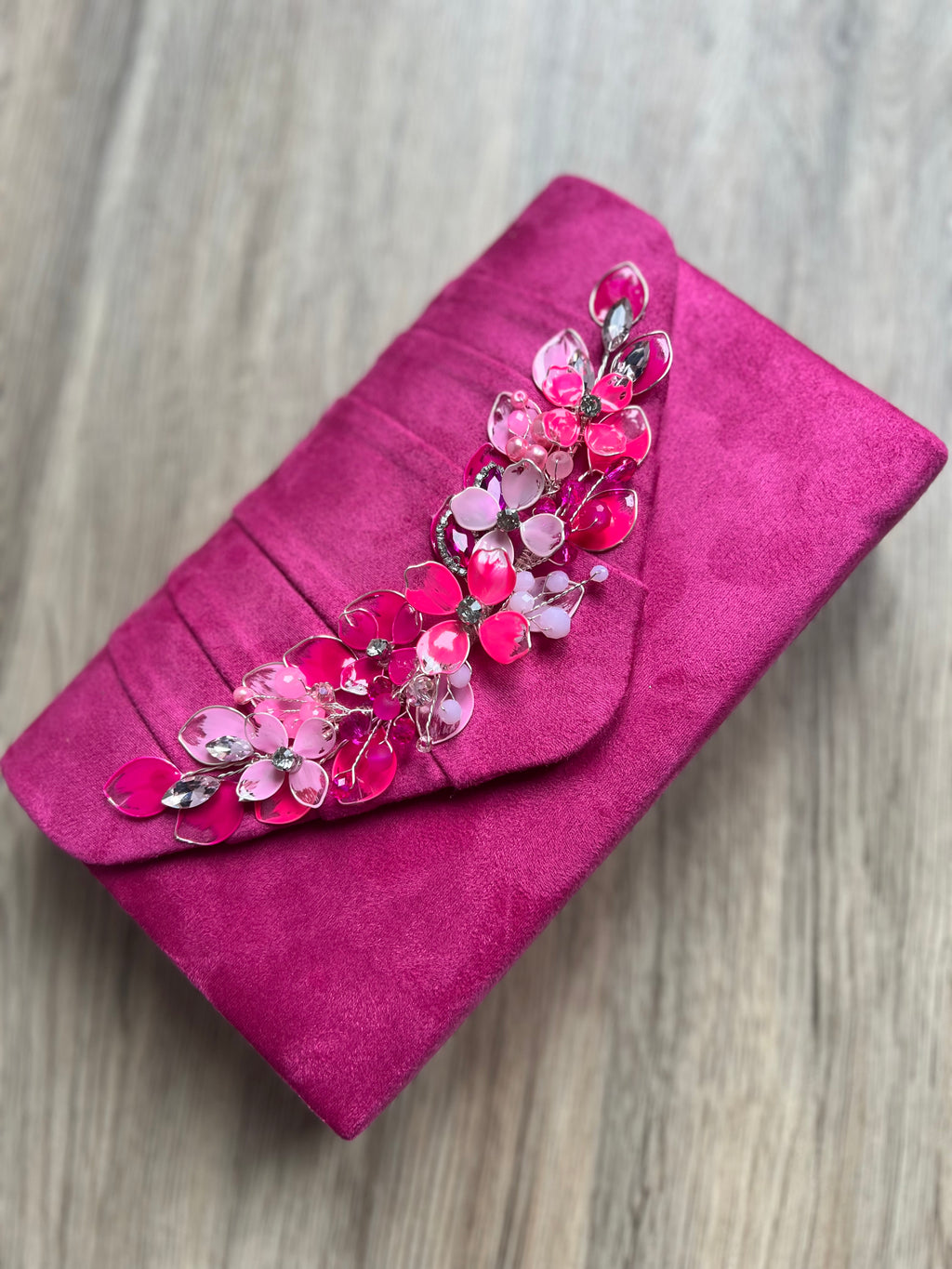 Pink clutch