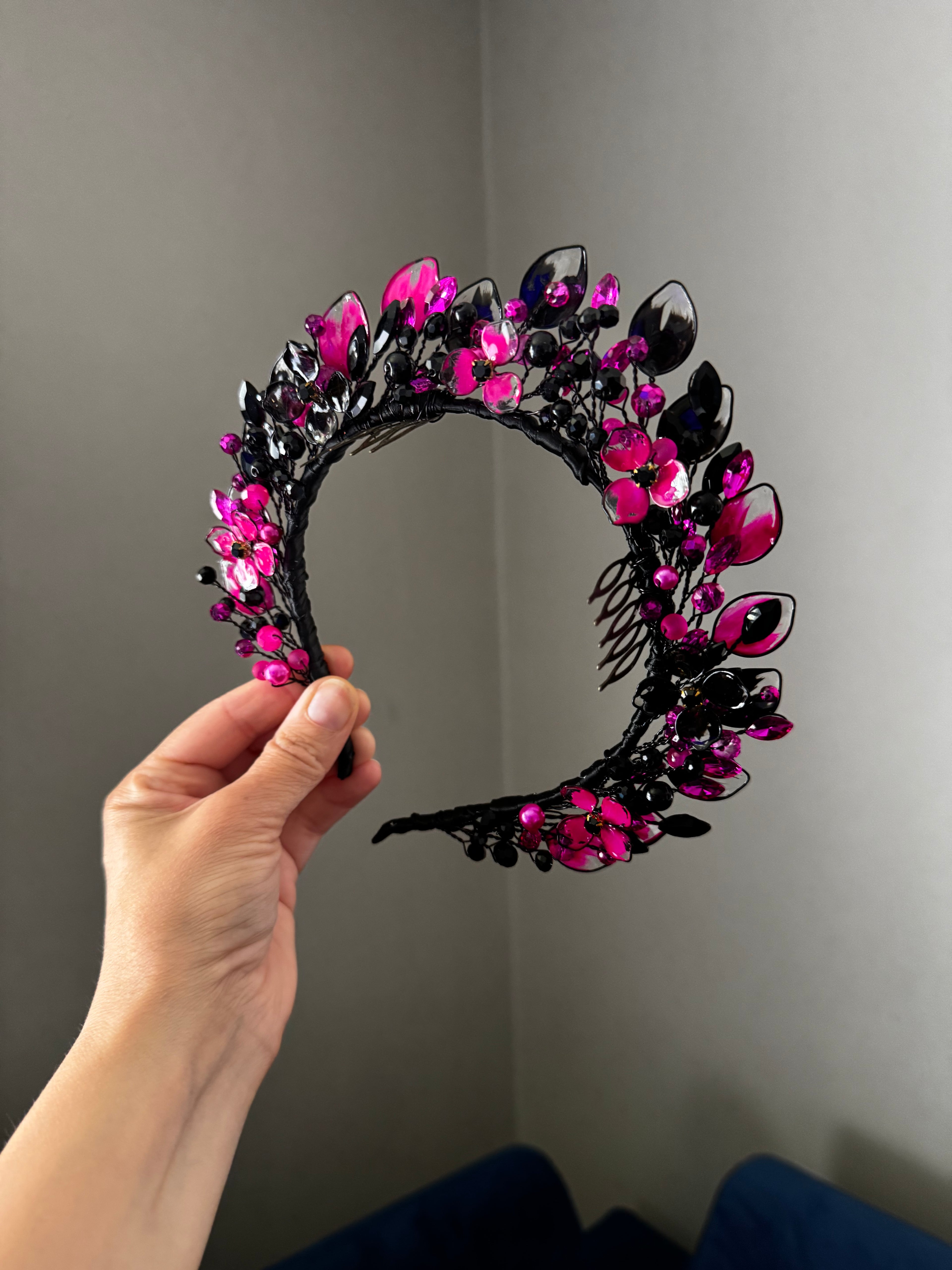 Fucshia and Black
