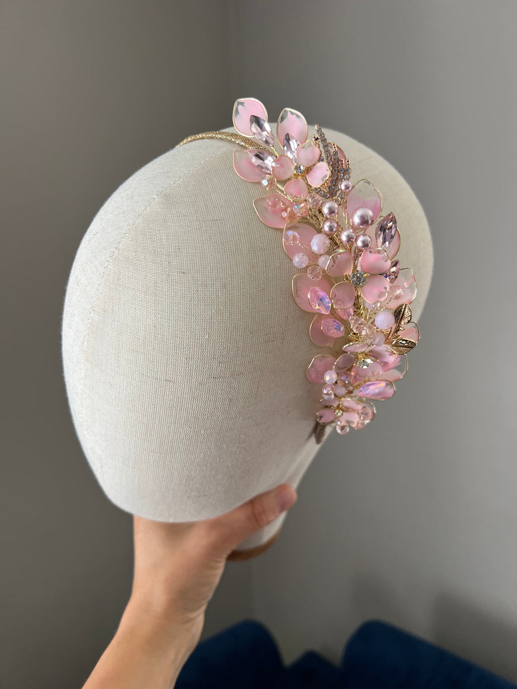 Light Pink side headpiece