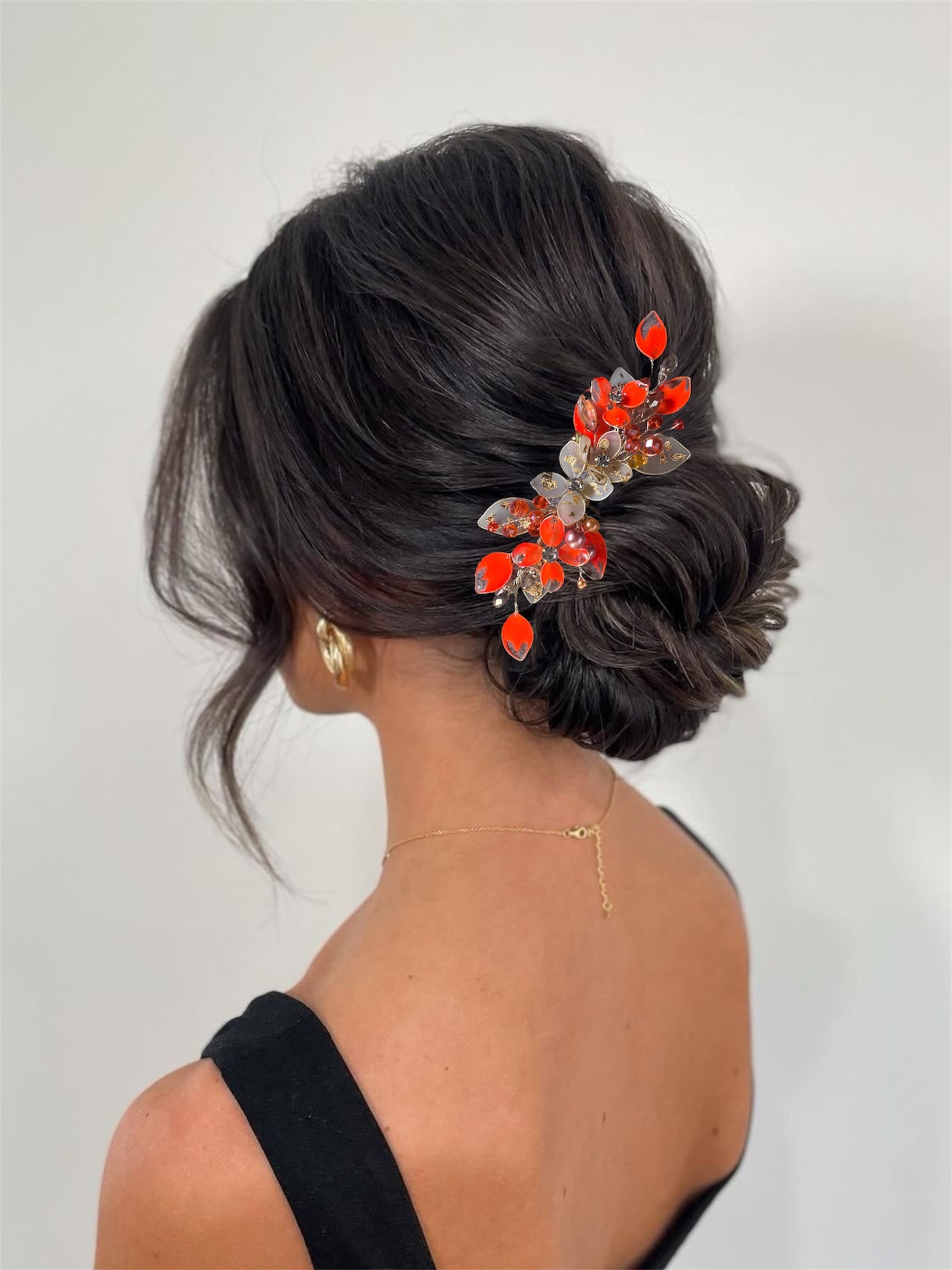 Orange and Frosted Gold Orange and Frosted Gold Precius pearls