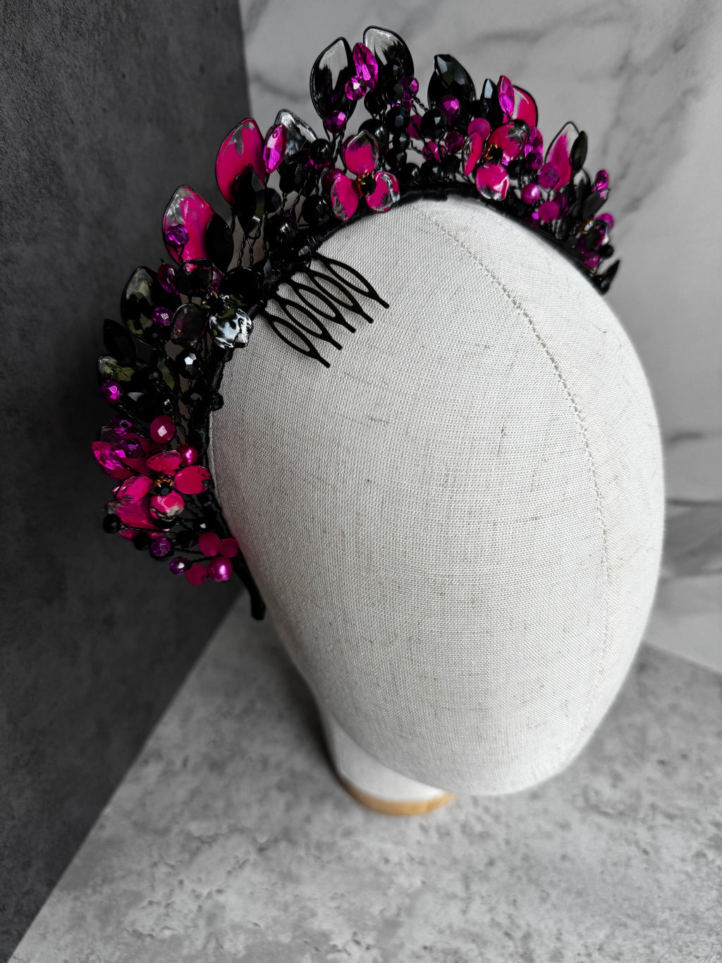 Fucshia and Black