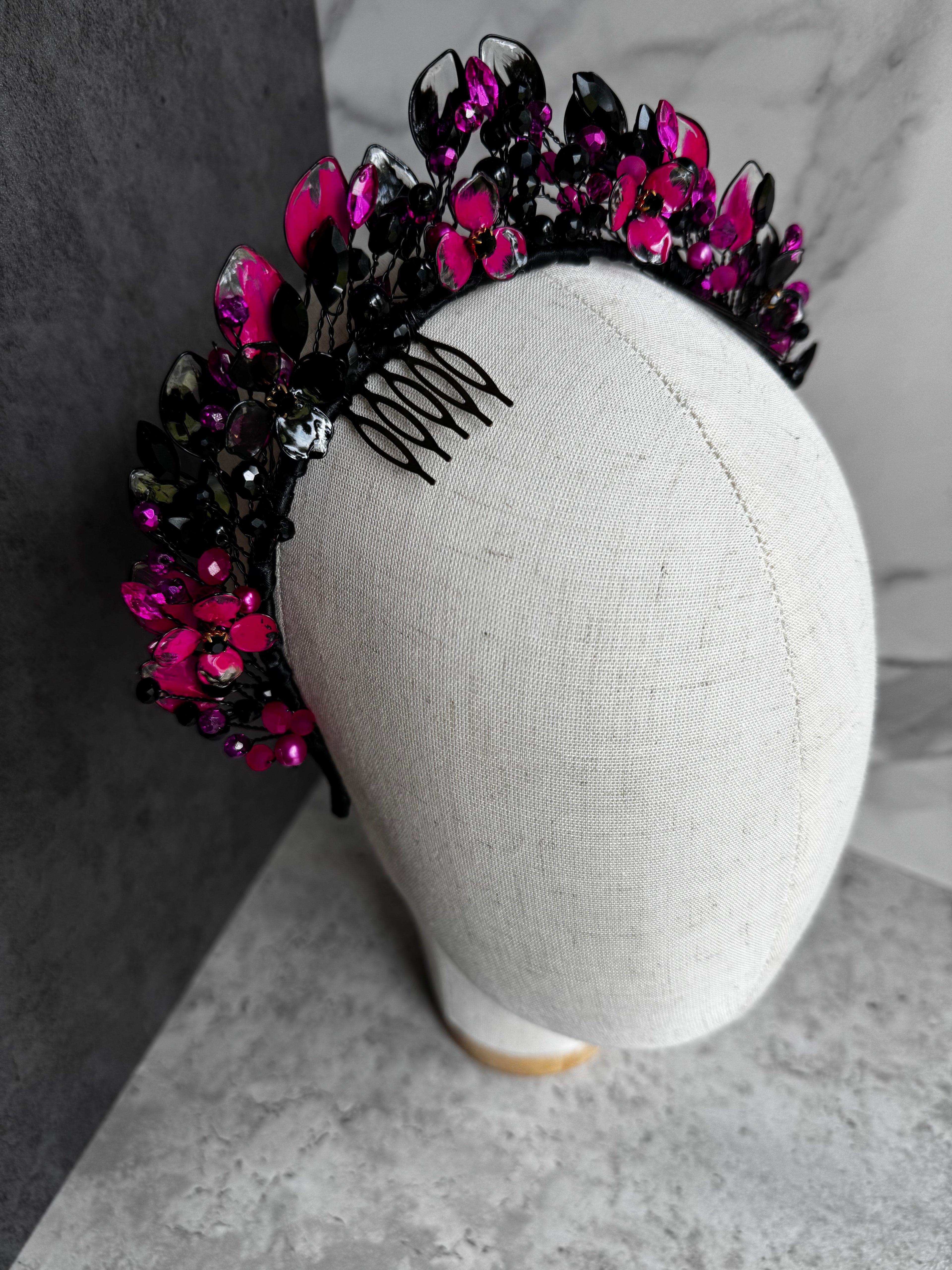 Fucshia and Black