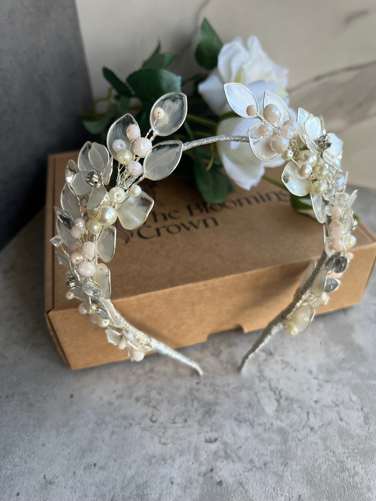 Ivory & Pearl Tiara – Bridal & Communion Headpiece Ivory & Pearl Tiara – Bridal & Communion Headpiece Precius pearls