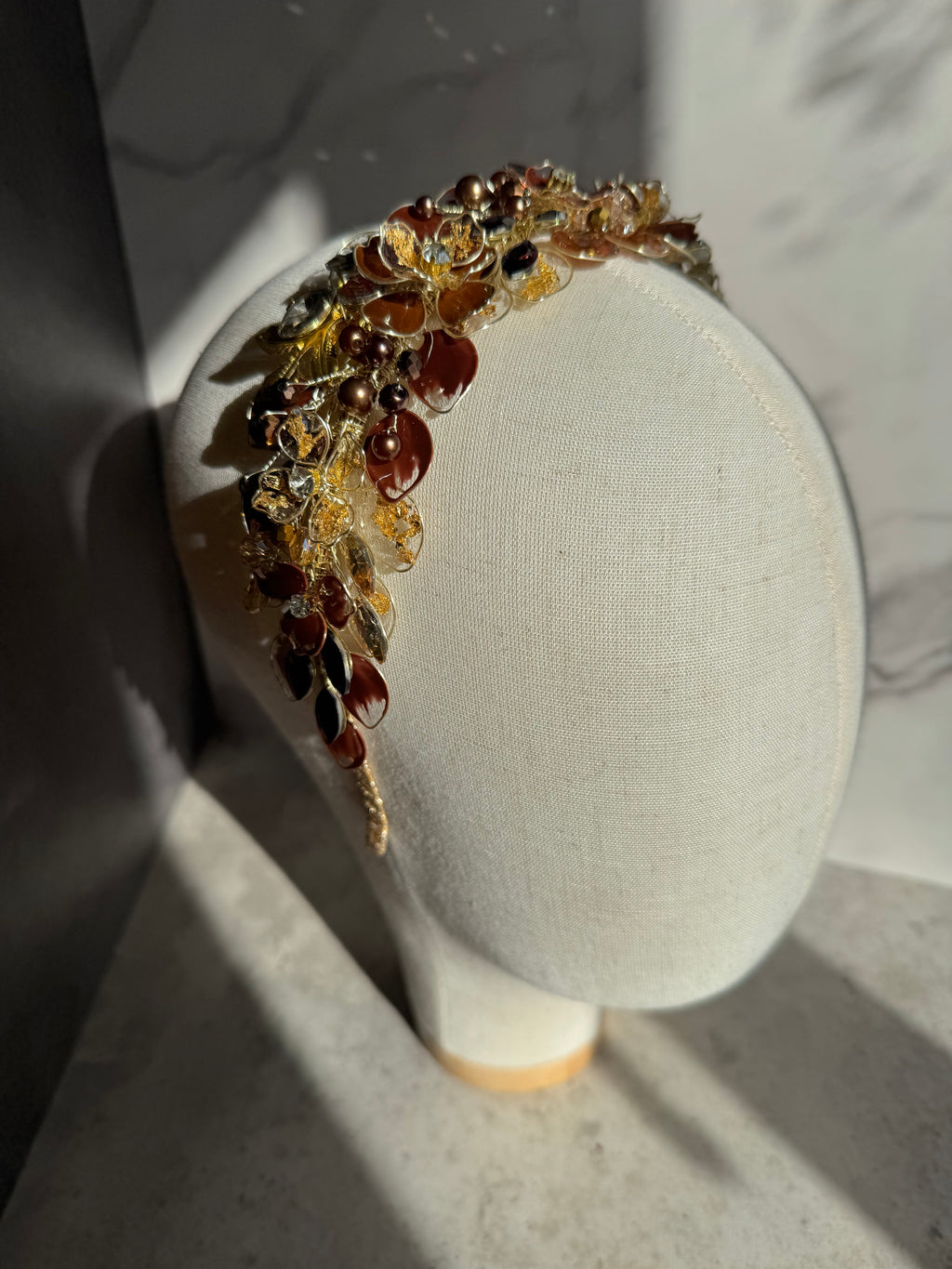 Brown and Gold full headpiece