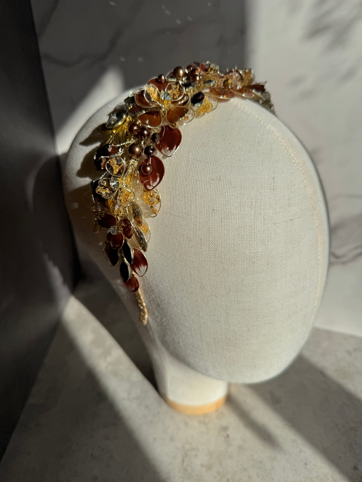 Brown and Gold full headpiece
