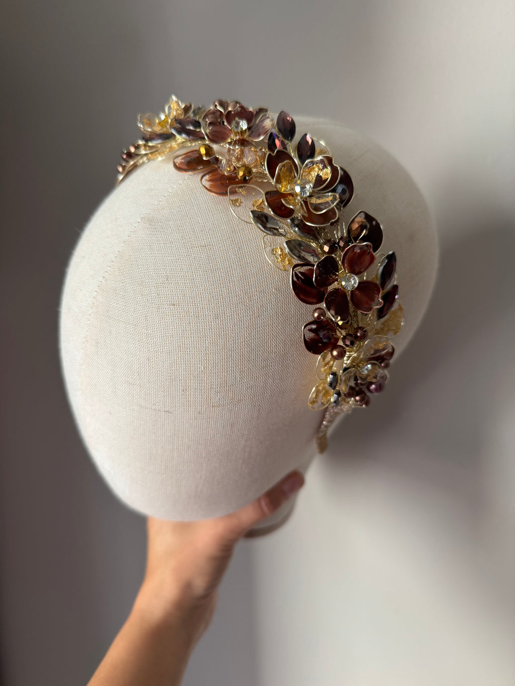 Brown and Gold full headpiece