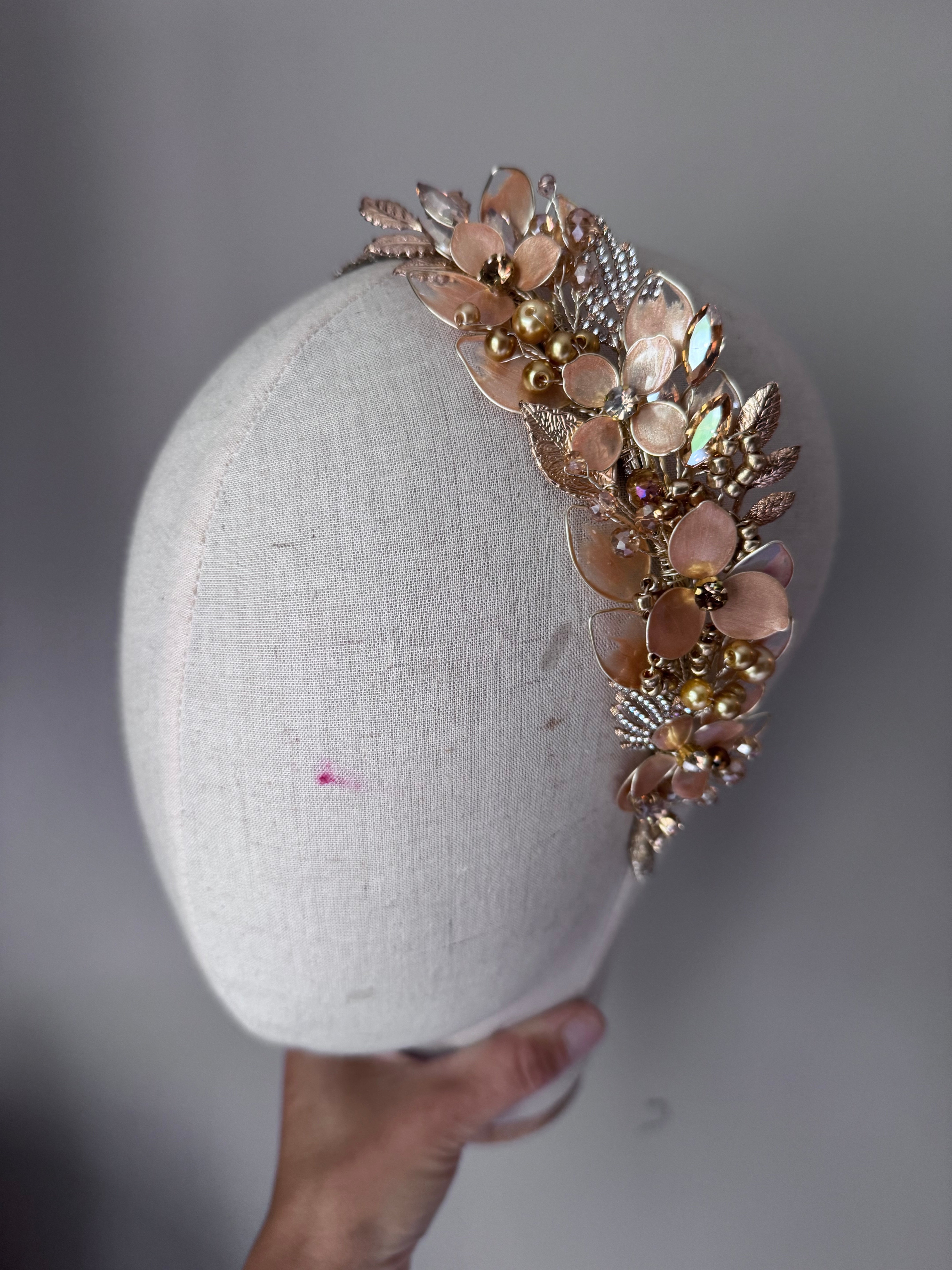gold side headpiece
