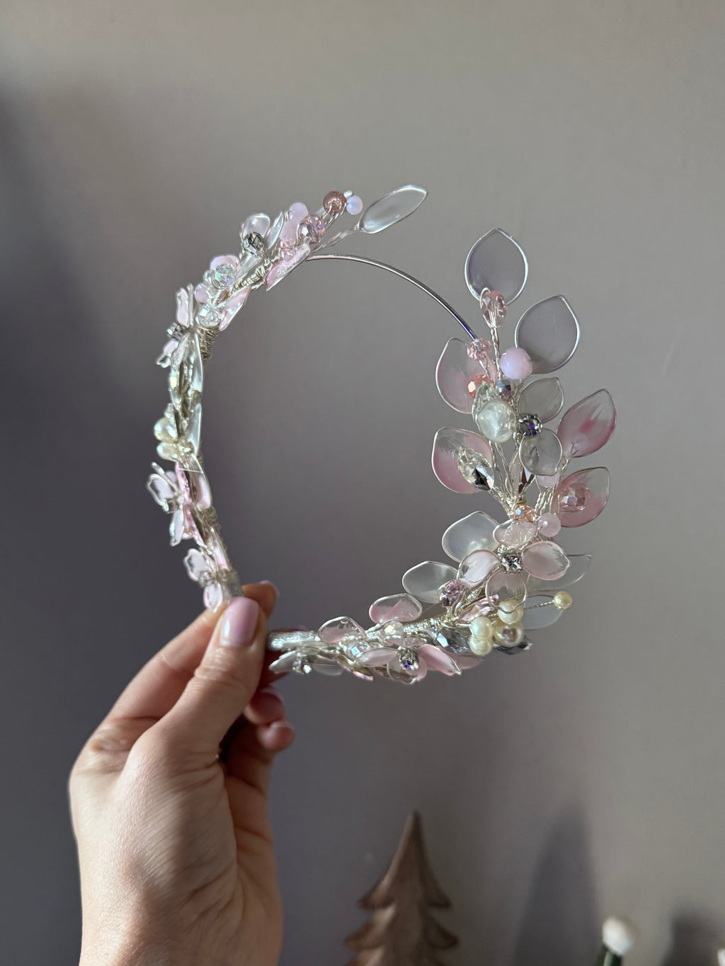 Blush Pink & Pearl Holy Communion Tiara Blush Pink & Pearl Holy Communion Tiara Precius pearls