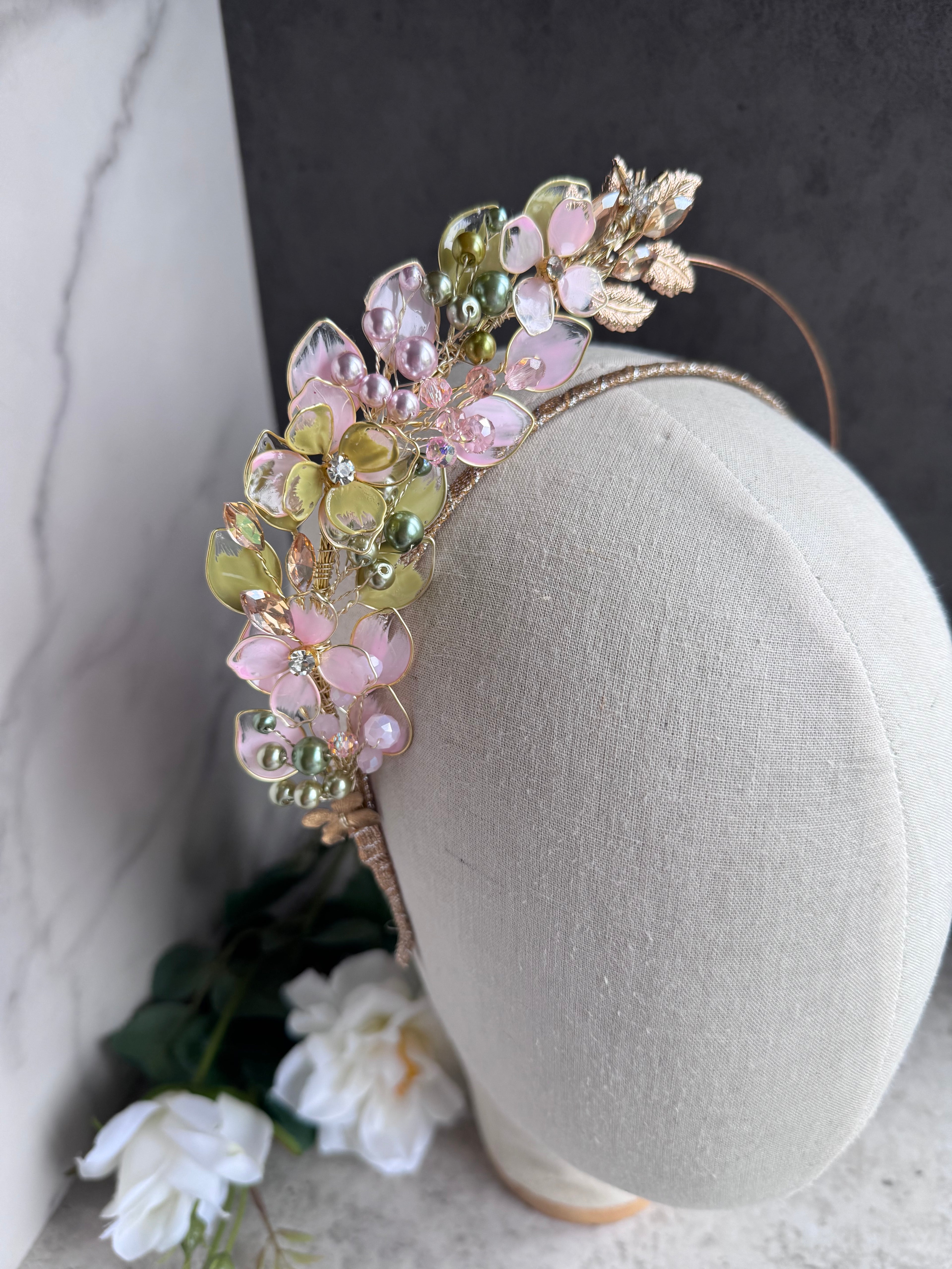 Pink and Sage
