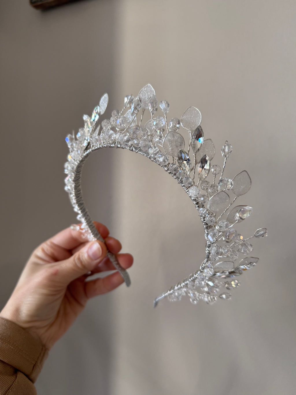 Silver Crystal Crown