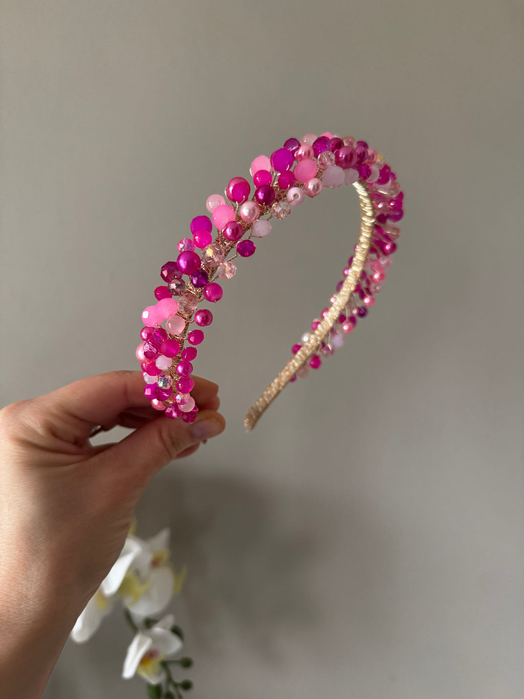 Pink Beaded
