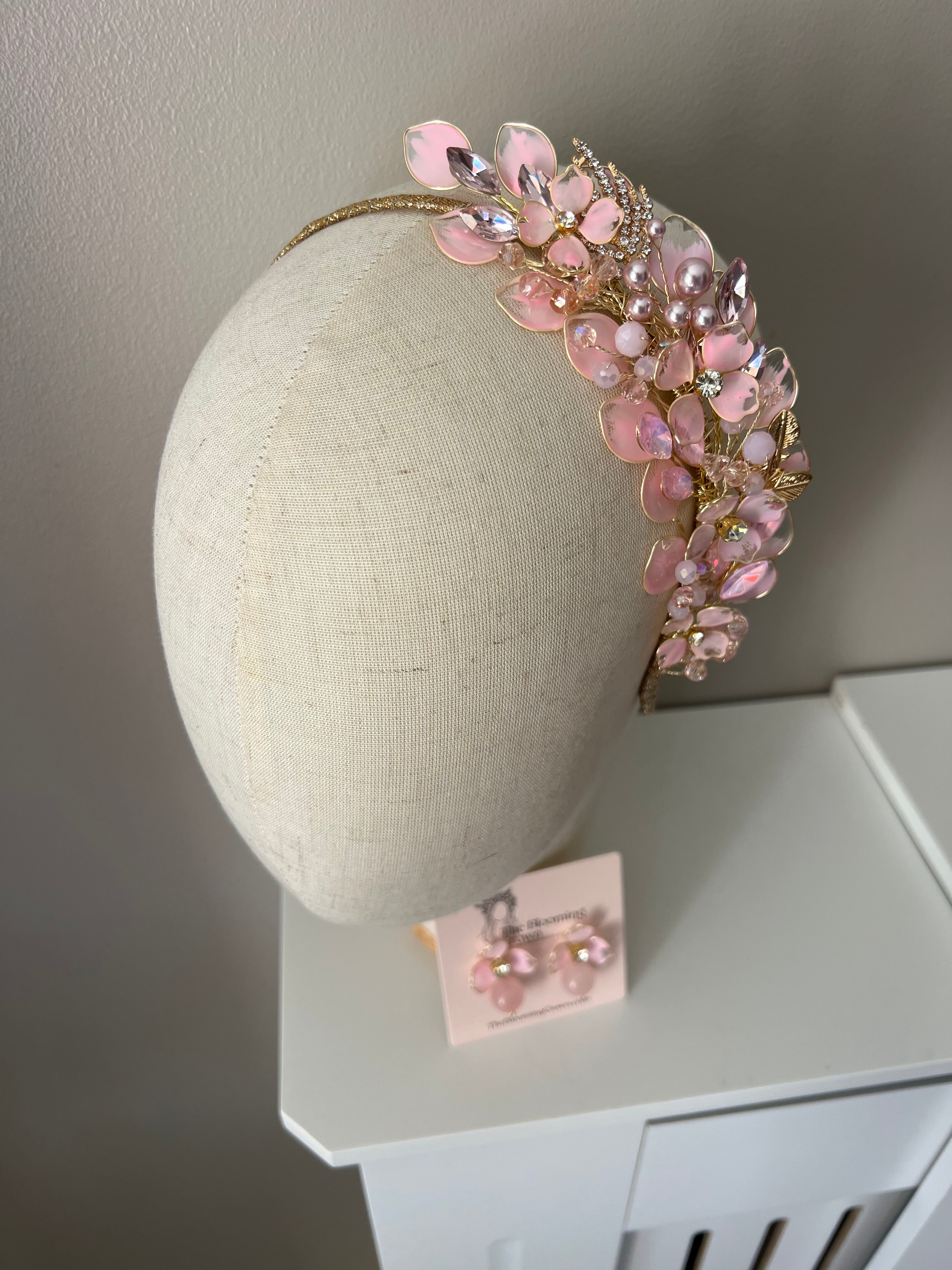 Light Pink side headpiece