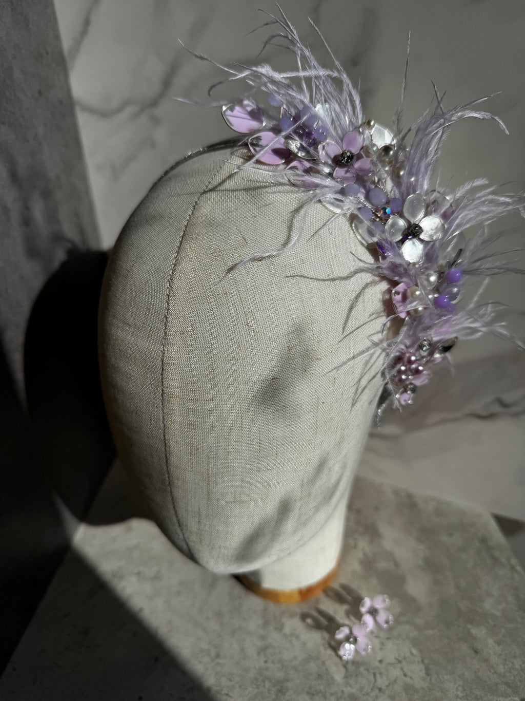 Lilac and Feather Crown