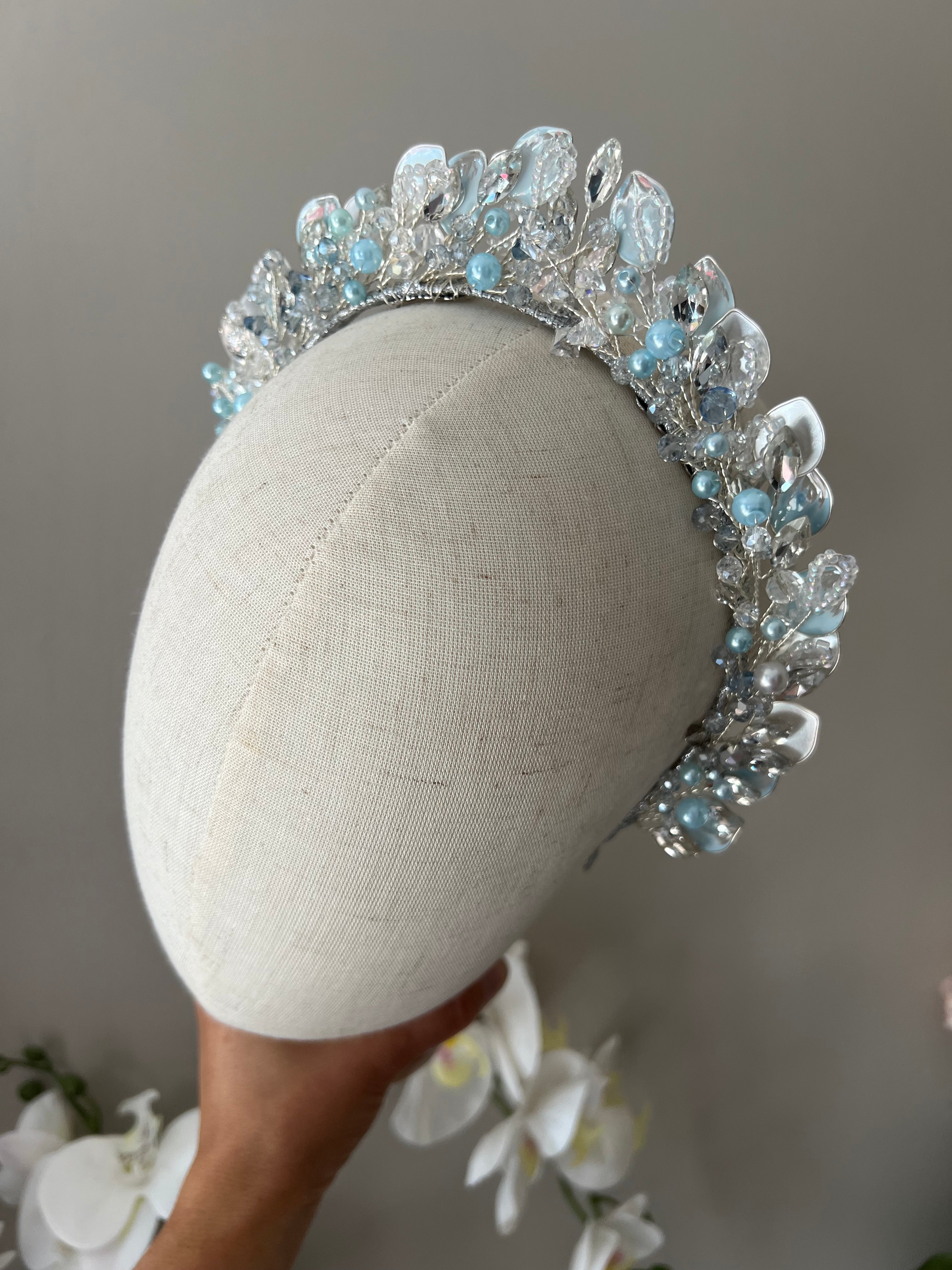 Rental Blue and Crystal