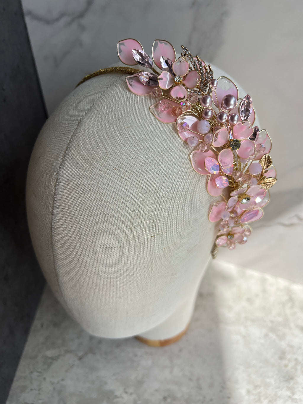 Light Pink side headpiece