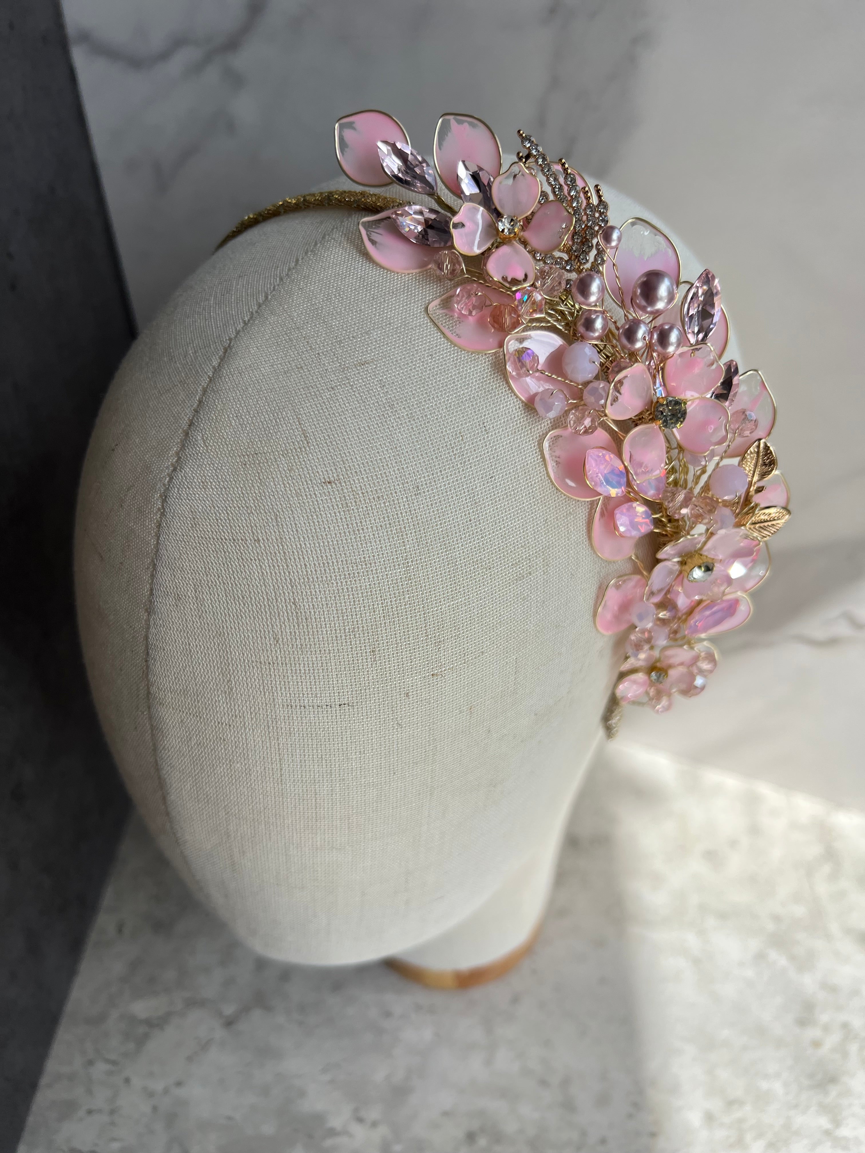 Light Pink side headpiece