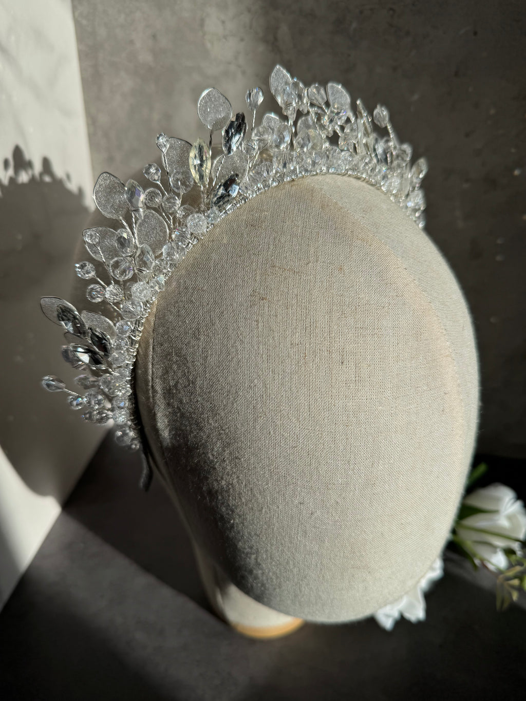 Silver Crystal Crown