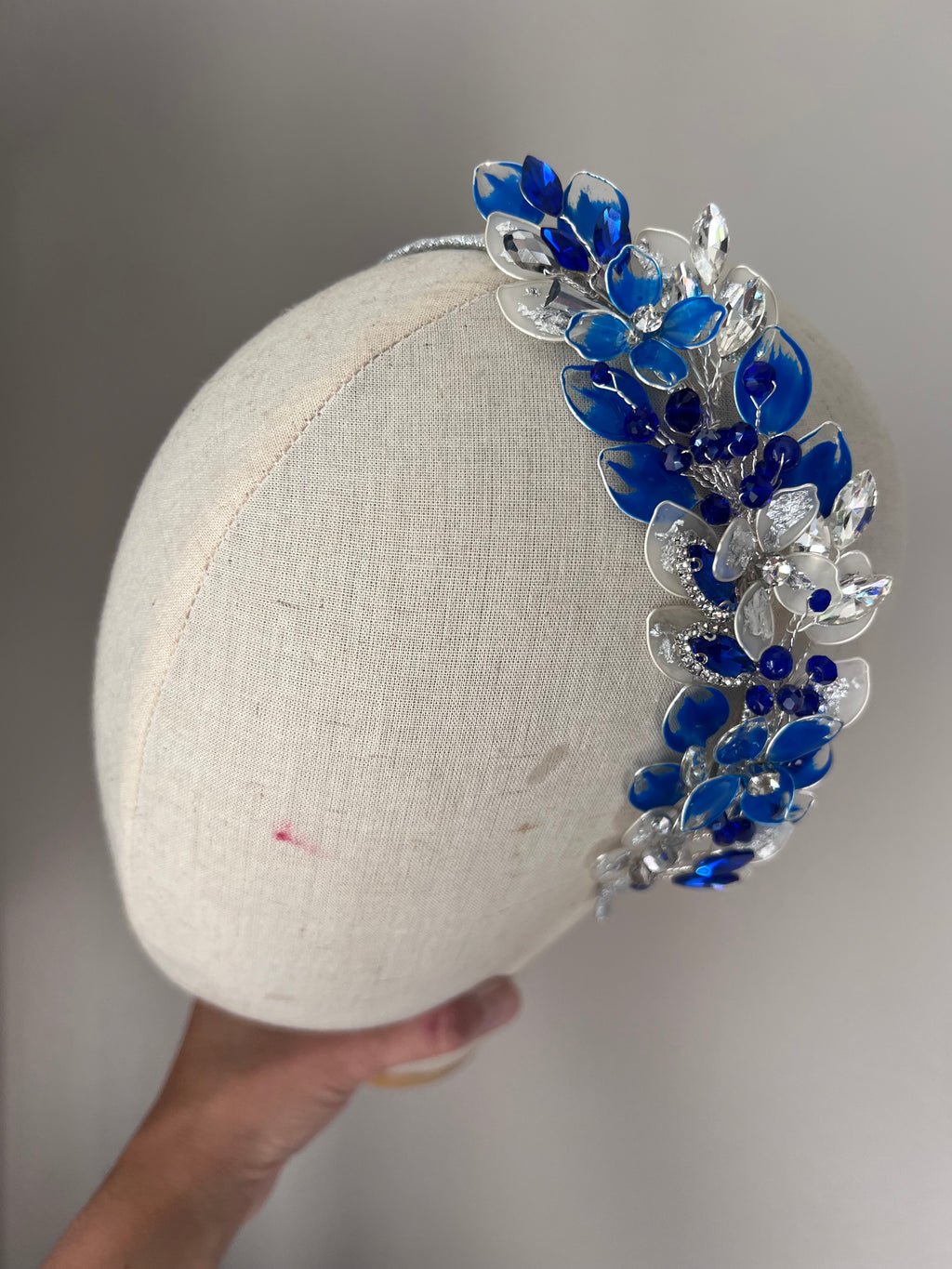 Royal Blue and Frosted Gold