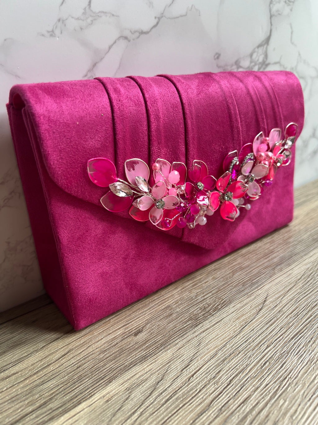 Pink clutch