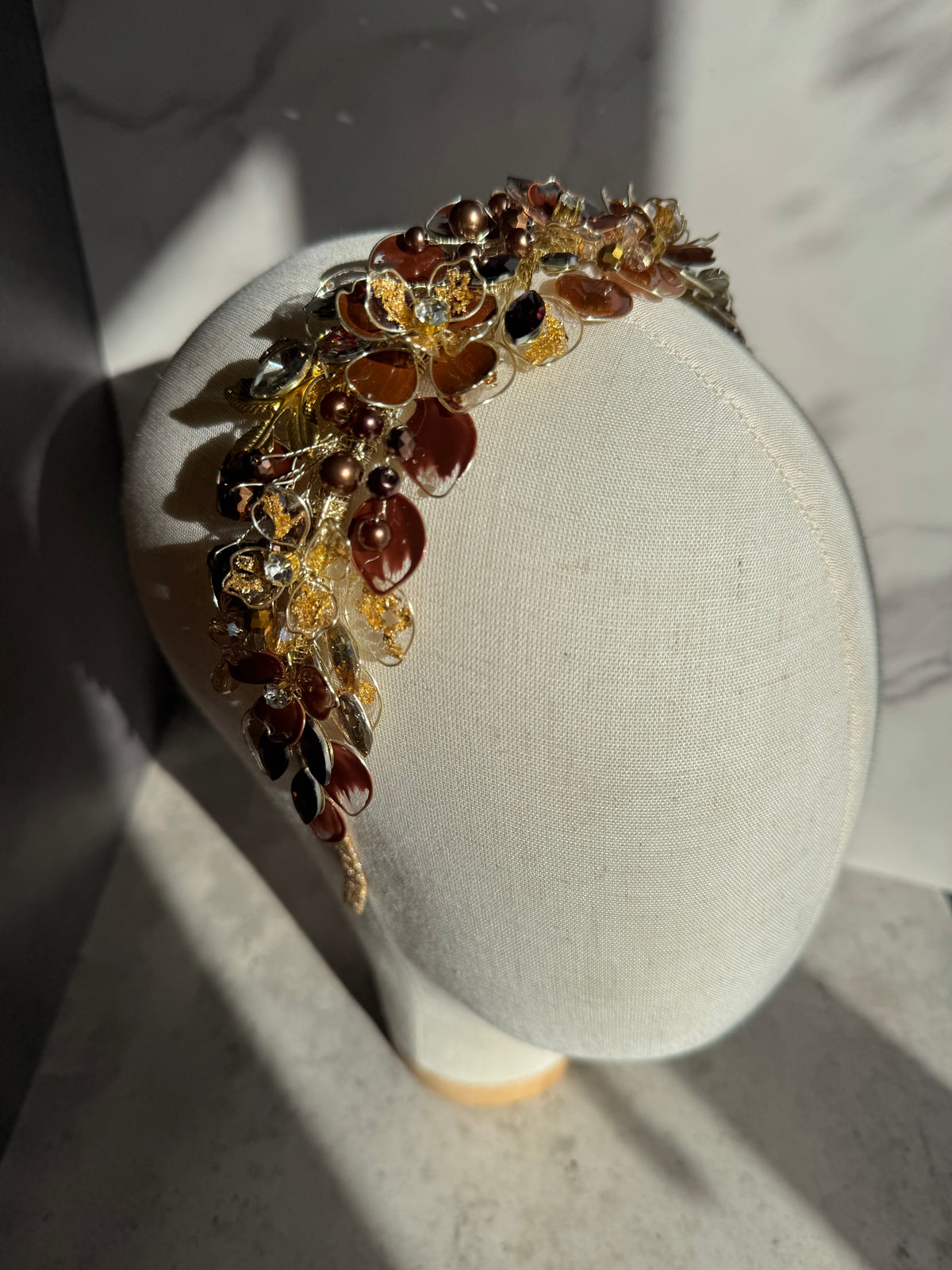 Brown and Gold full headpiece