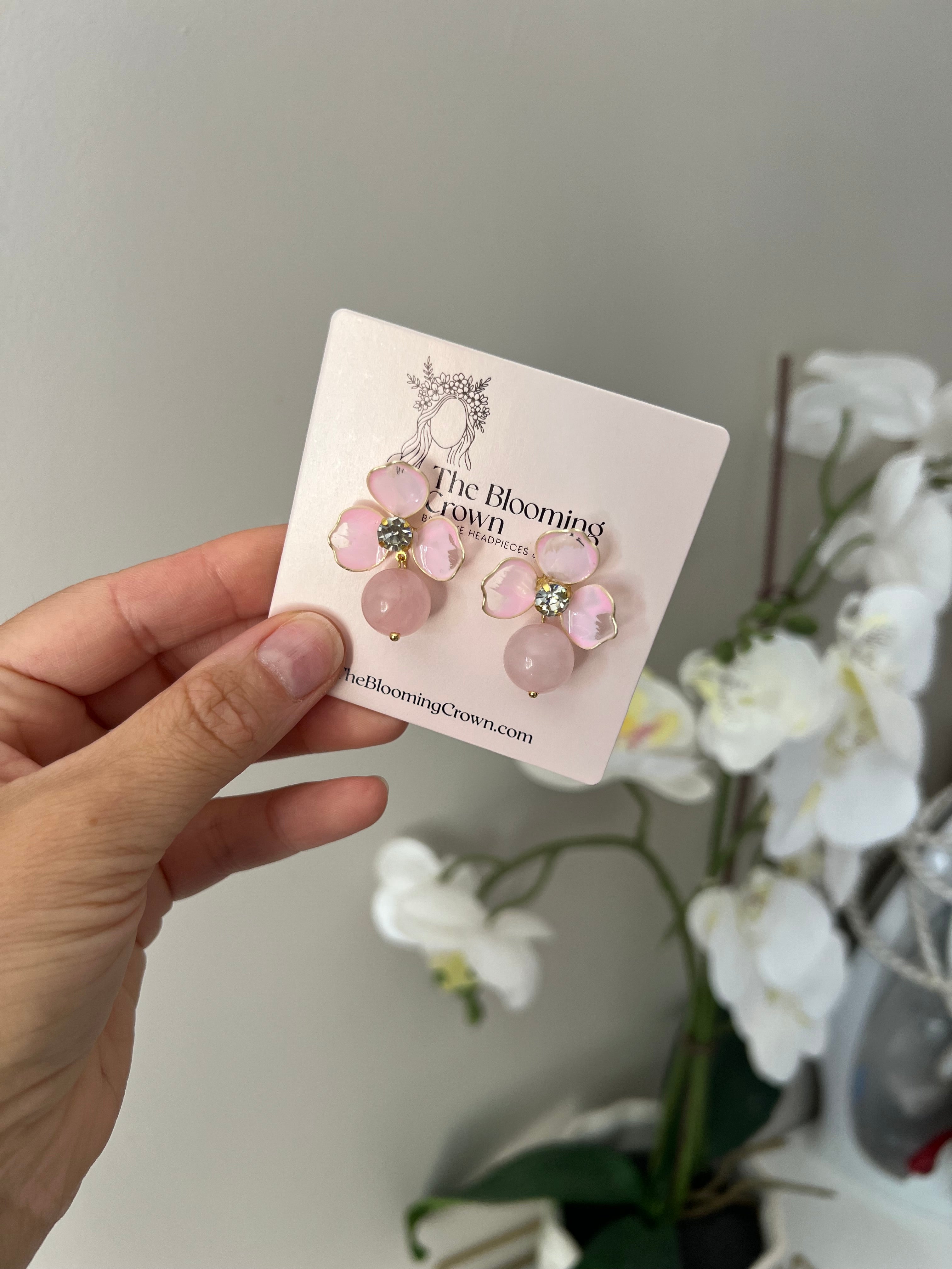 Light Pink side headpiece
