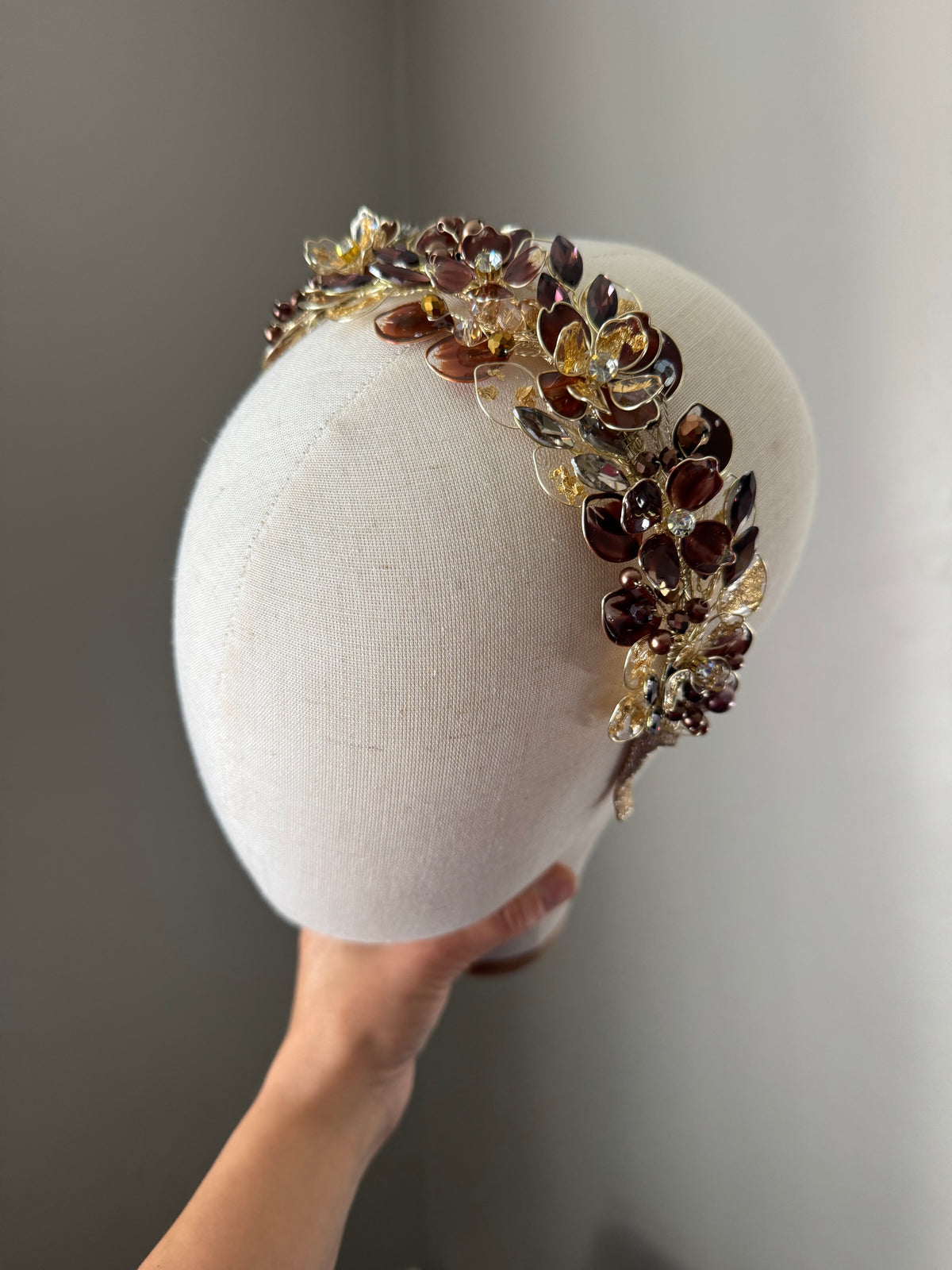 Brown and Gold full headpiece