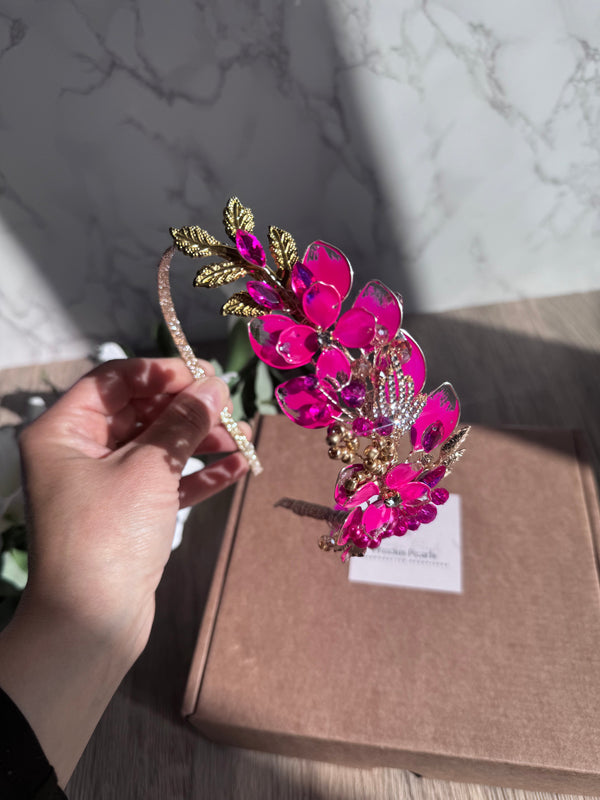 Fucshia Fucshia Precius pearls