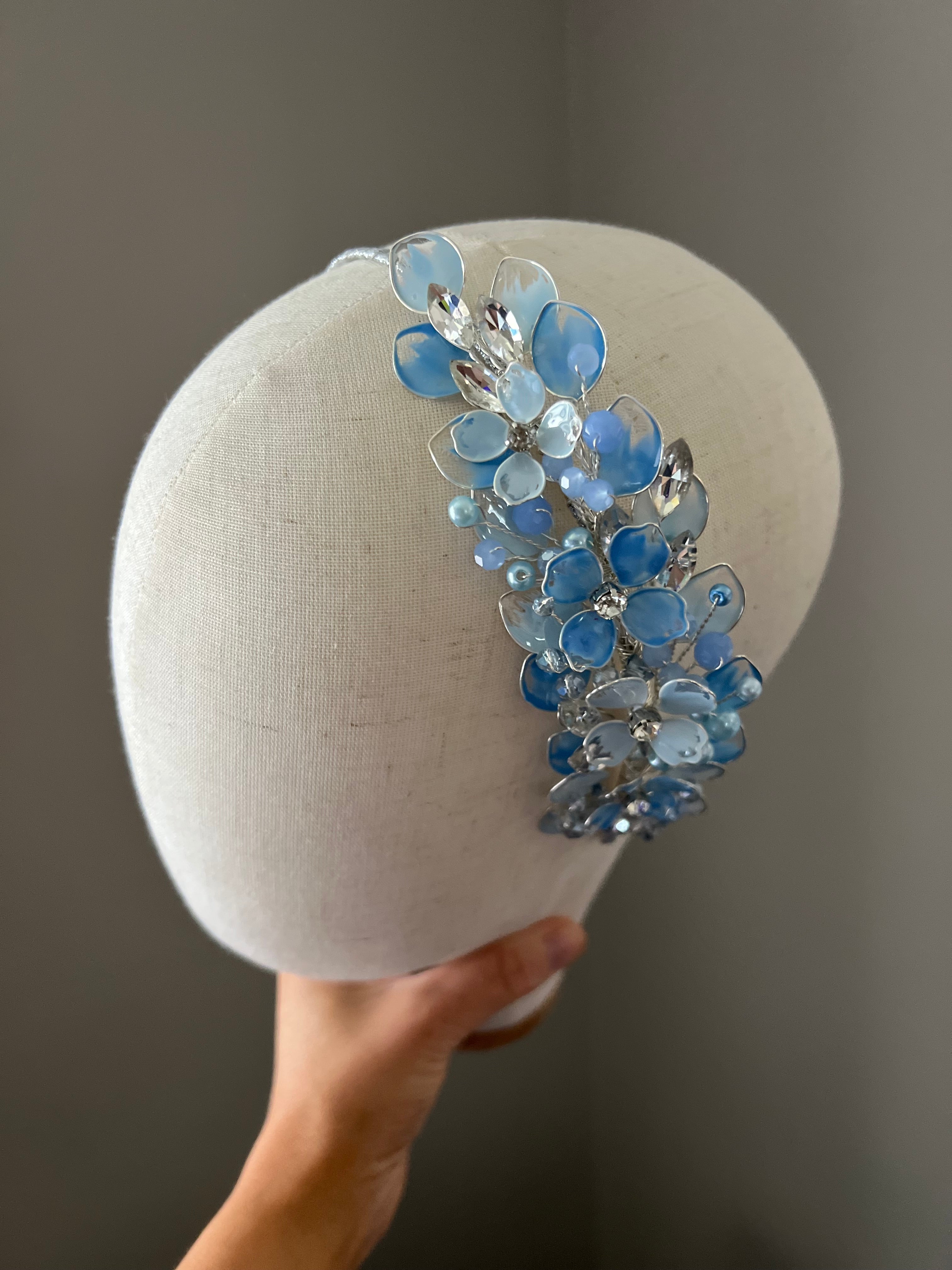 Light blue side wedding guest Heapdiece