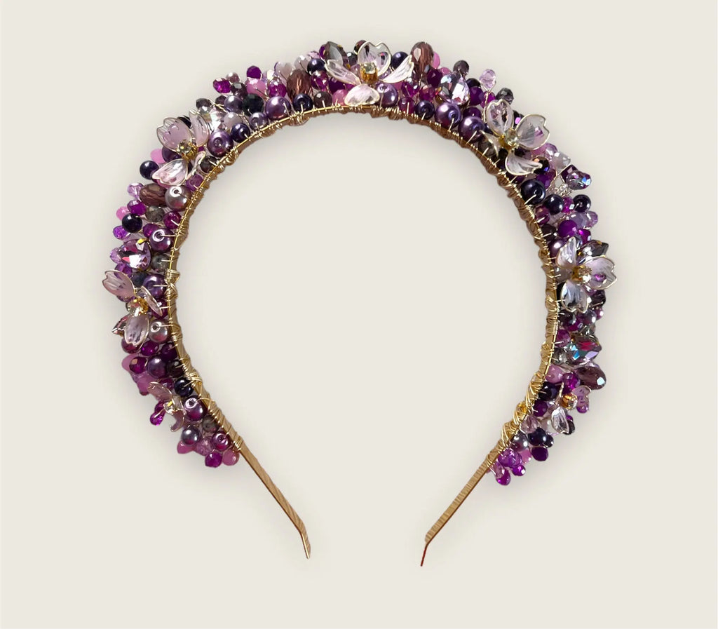 Purple Flower Crown