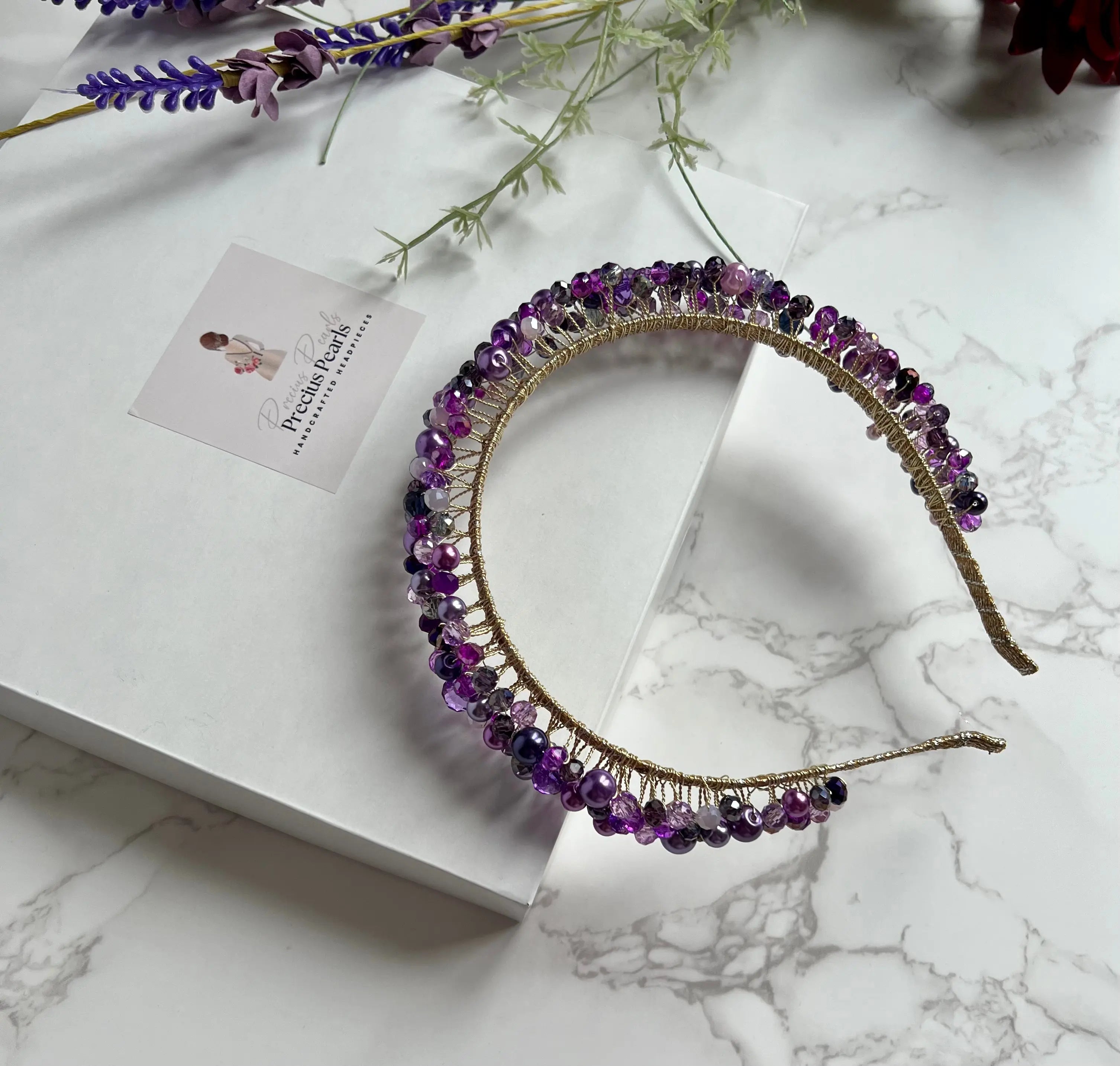 Purple headband