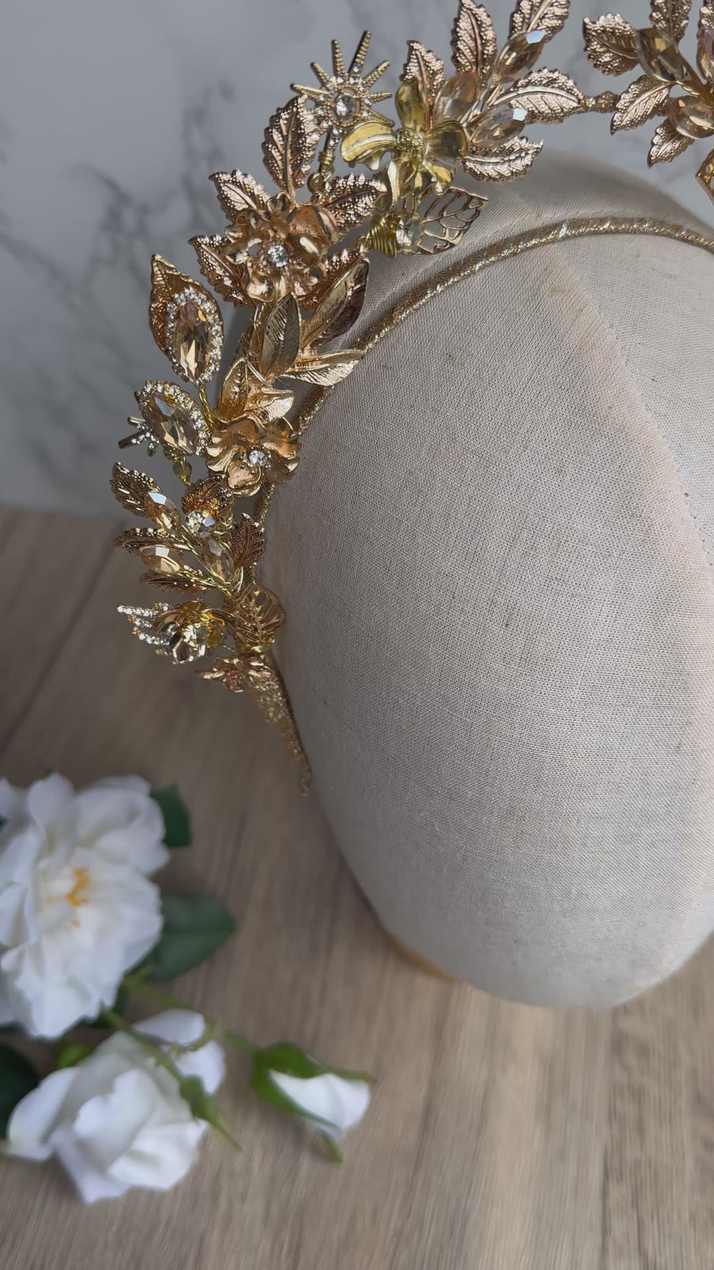 Golden Goddess Rental Crown