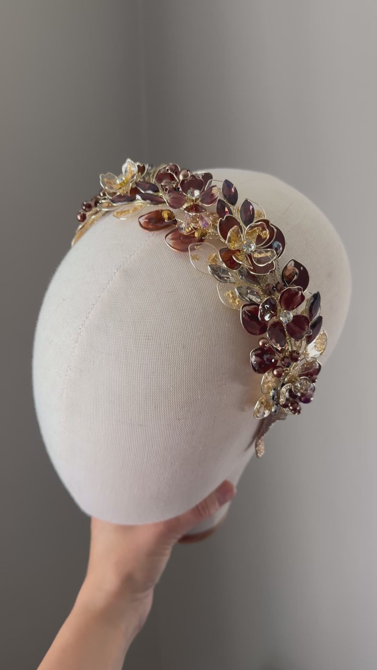 Brown and Gold full headpiece