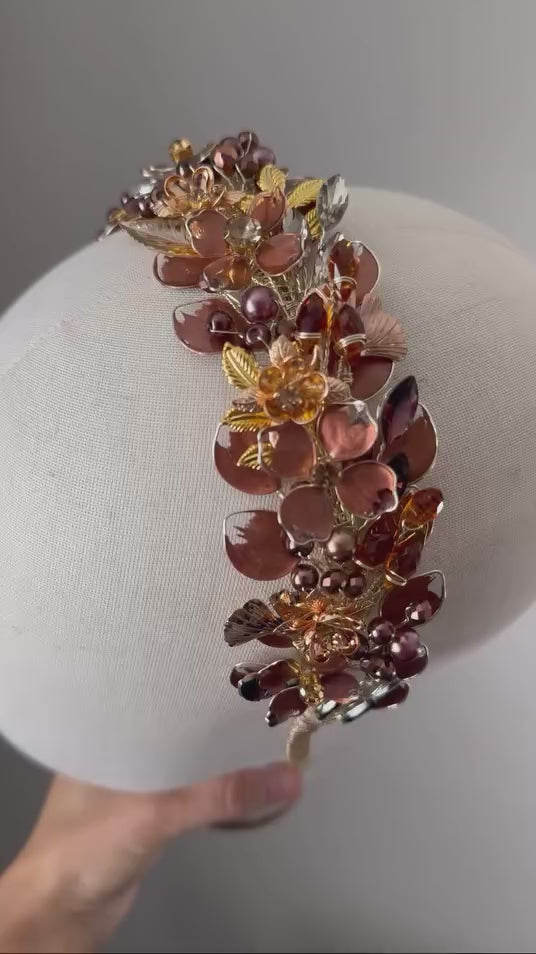 Bronze and Gold headpiece