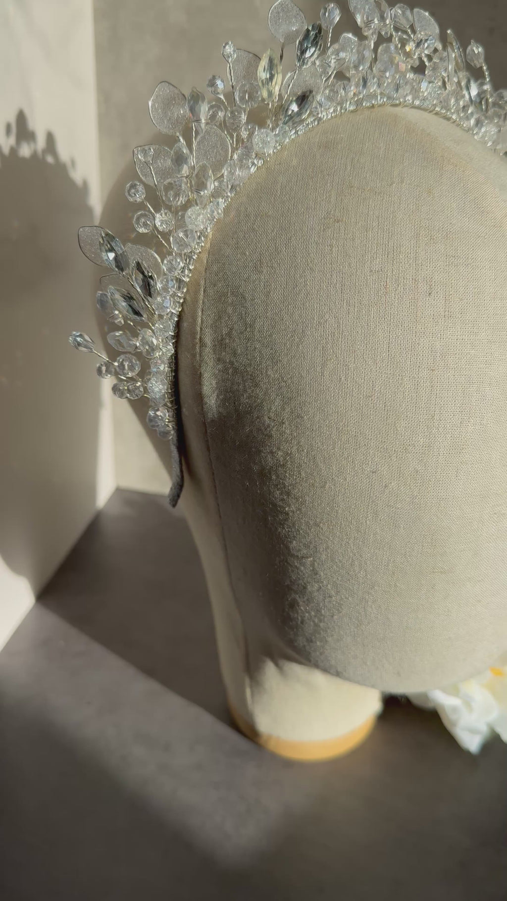 Silver Crystal Crown